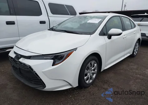 2025 Toyota Corolla Le from USA, damaged, VIN 5YFB4MDE2SP319371